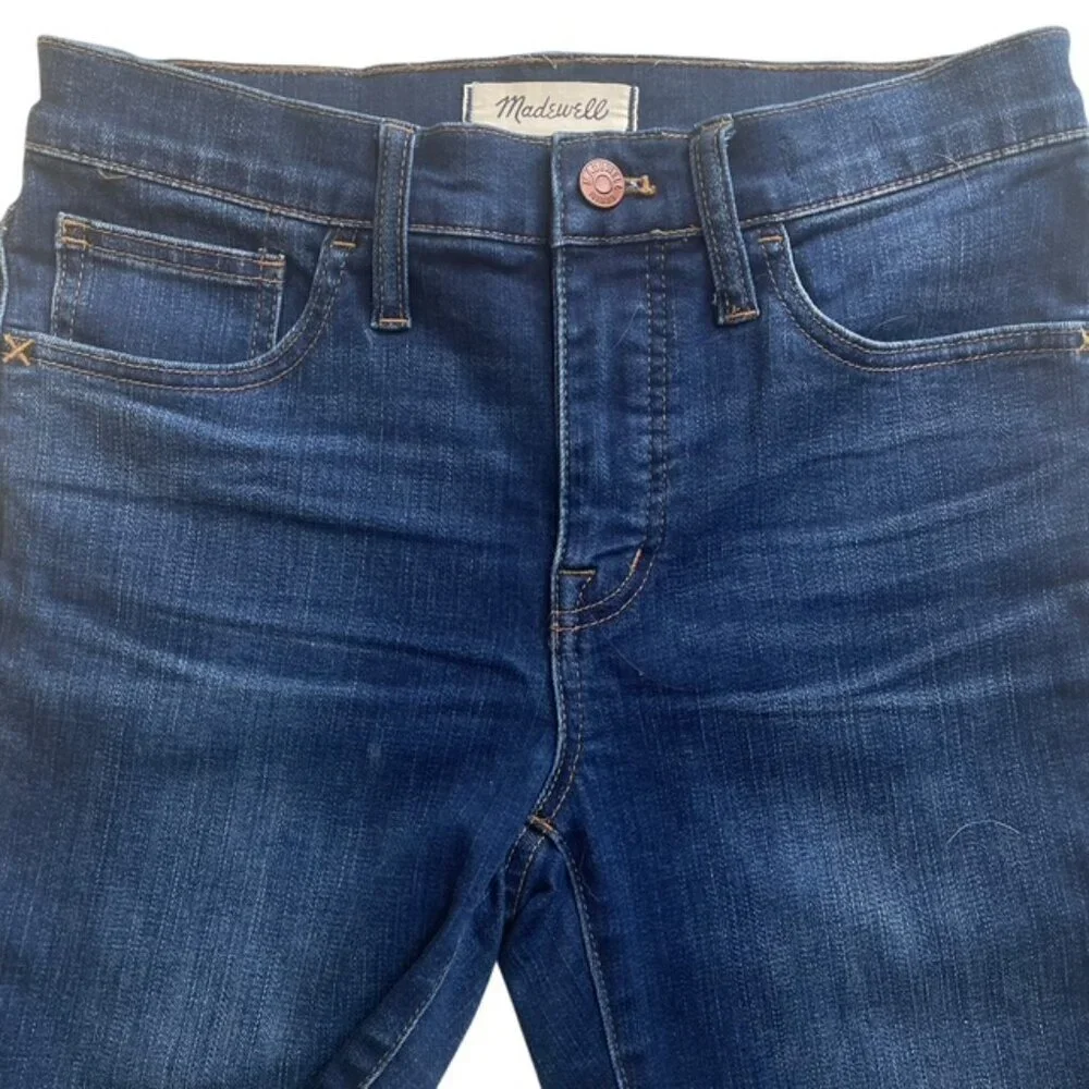 MADEWELL Roadtripper Skinny Jeans in Jansen Wash - Size 26 - Picture 4 of 11
